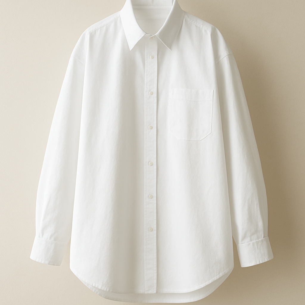 White Poplin Shirt